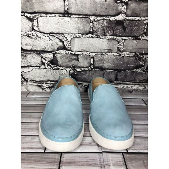 Vionic Effortless Porcelain Blue Suede Leather Comfort Shoes Women 8.5M US/40EU - Picture 3 of 15